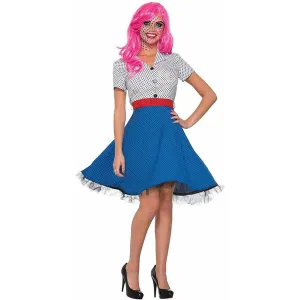 Pop Art Ms. Dottie Costume Dress Adult Women