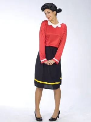 Popeyes Olive Oyl Costume Adult