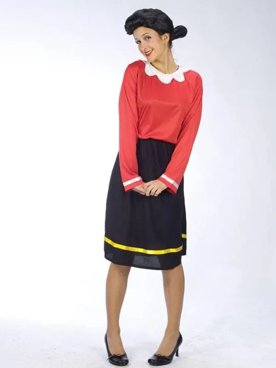 Popeyes Olive Oyl Costume Adult