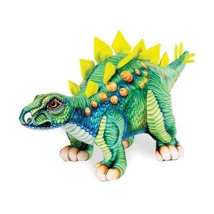 Real Planet Stegosaurus Green 22 Inch Realistic Soft Plush