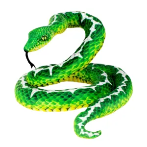 Real Planet Tree Python Green/White 118 Inch Realistic Soft Plush