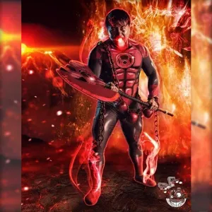 RED LANTERN bodysuit