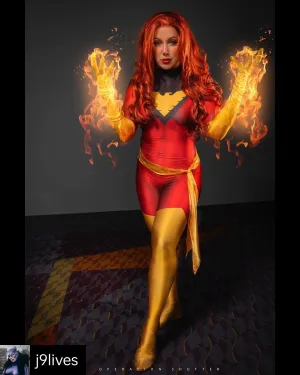 RED PHOENIX bodysuit