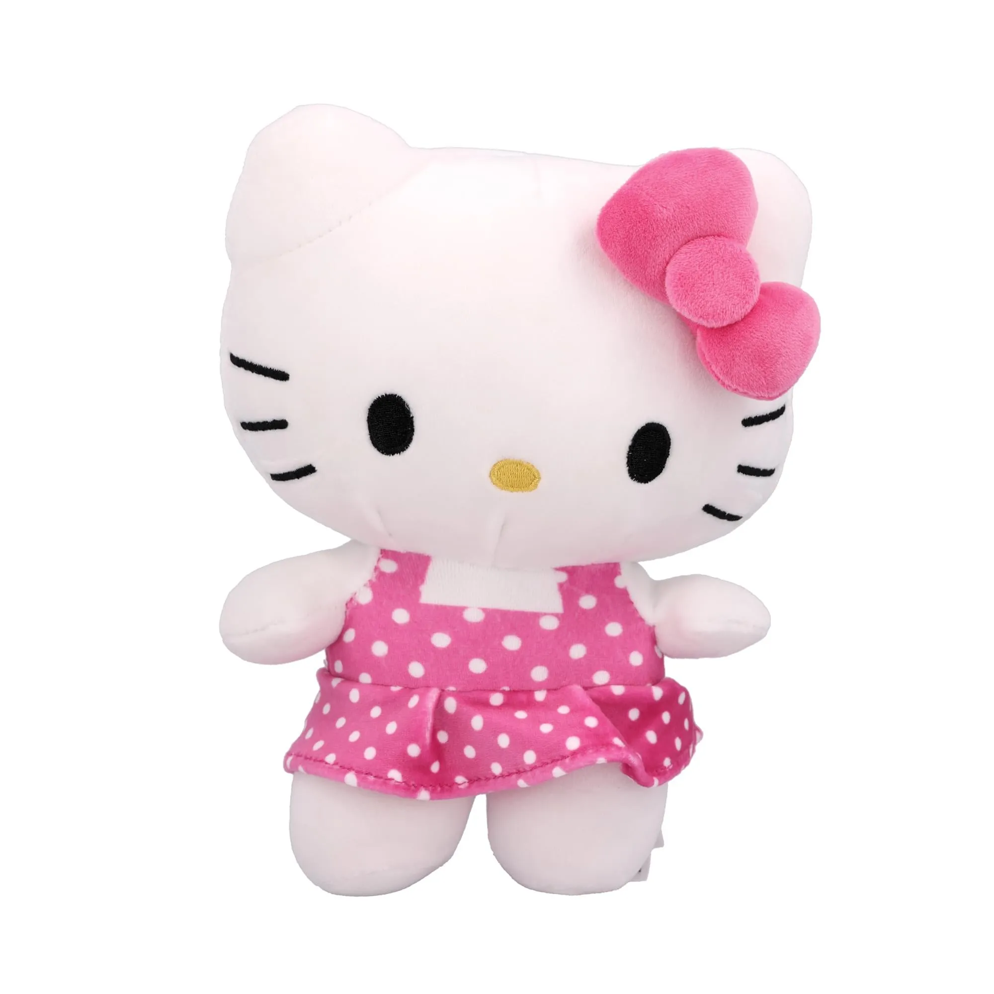 Sanrio 10 Inch Plush | Pink Polka Dot Dress Hello Kitty
