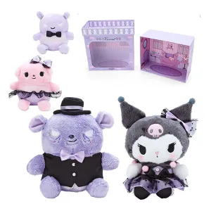 Sanrio 4 Piece Dress-Up Plush Doll Set | Kuromi