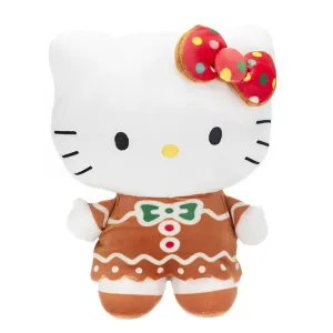 Sanrio Hello Kitty Holiday Gingerbread Dress 10 Inch Plush