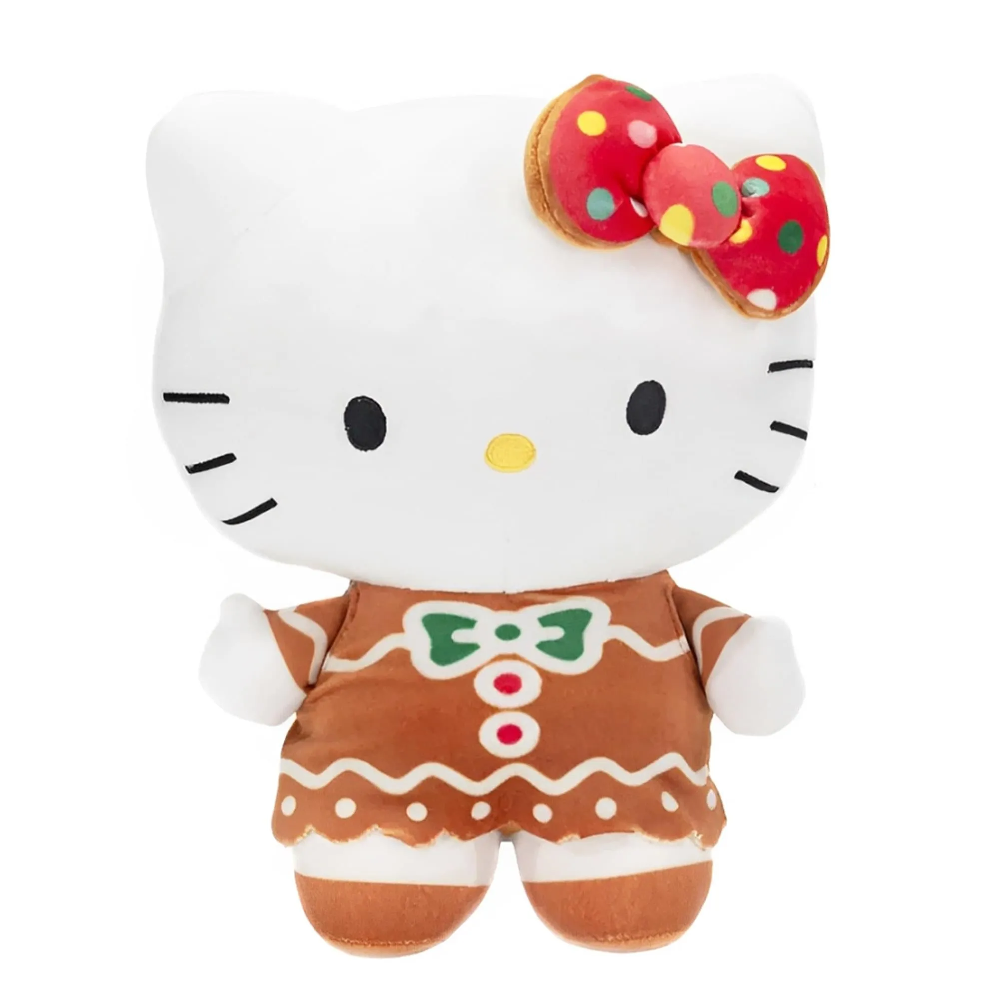 Sanrio Hello Kitty Holiday Gingerbread Dress 10 Inch Plush