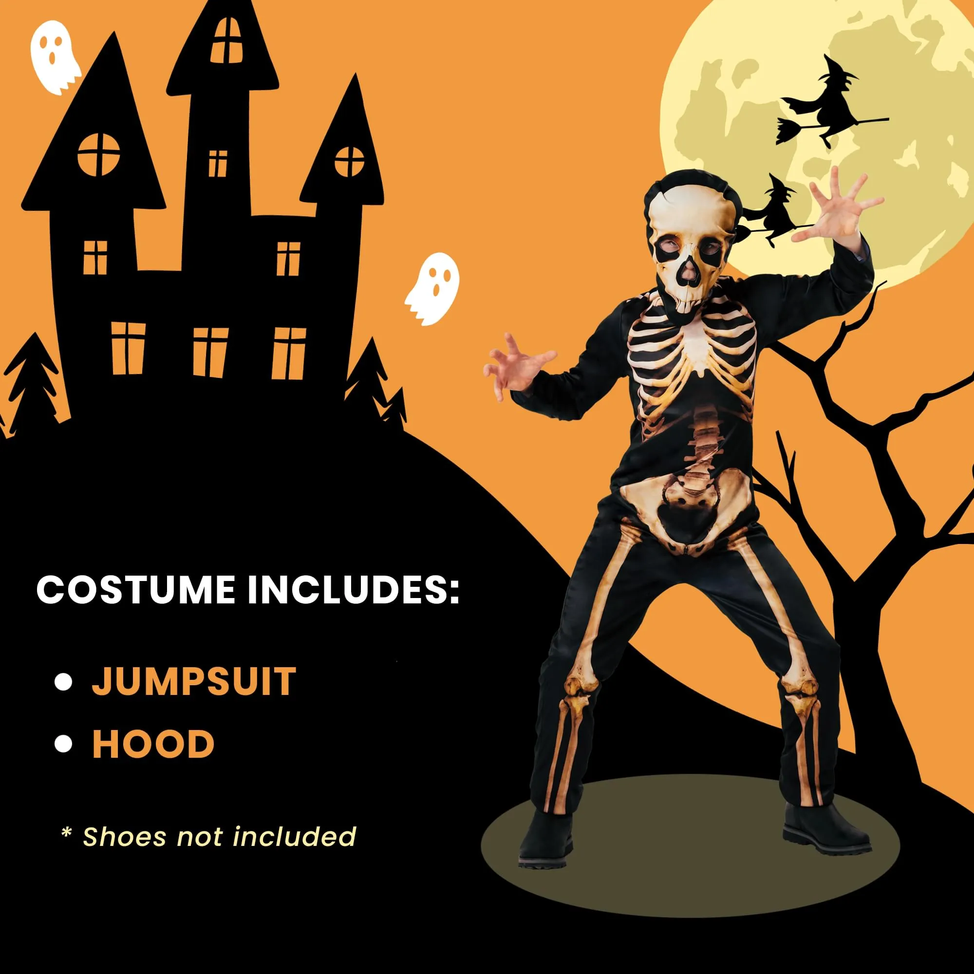 Skeleton Child Costume