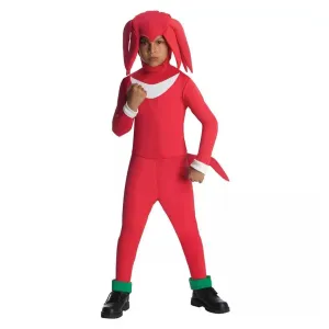 Sonic The Hedgehog Knuckles Jumpsuit & Mask Costume Child