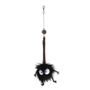 Spirited Away Soot Sprite 3.5" Retractable Plush Key Holder