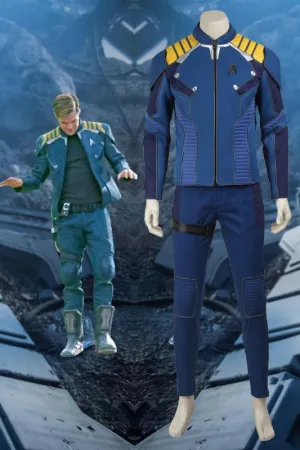 Star Trek Beyond James Tiberius Kirk Jim Commander Captain Cosplay Costume With Boots