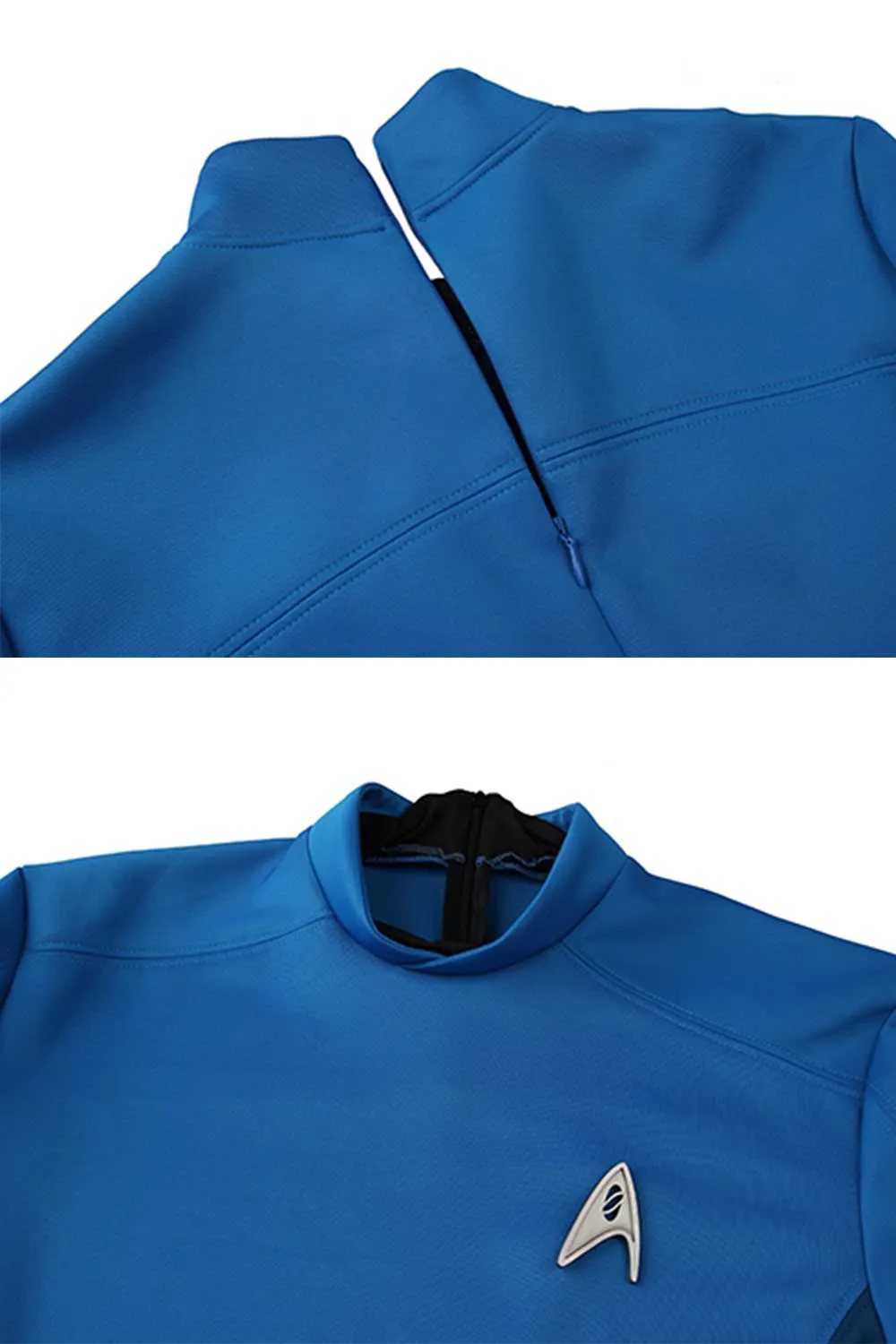 Star Trek Beyond Leonard H. McCoy Bones Spock Blue Top Cosplay Costume