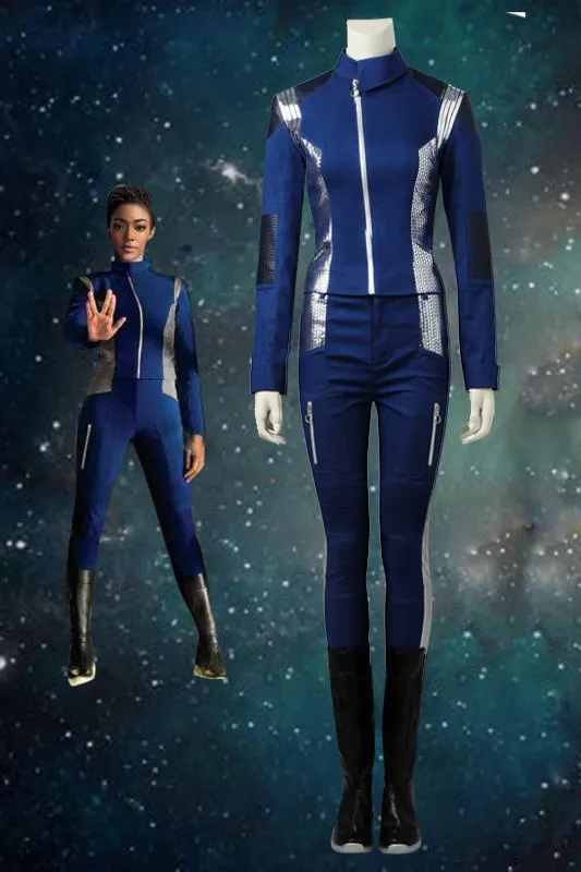 Star Trek: Discovery Michael Burnham Cosplay Costume With Boots