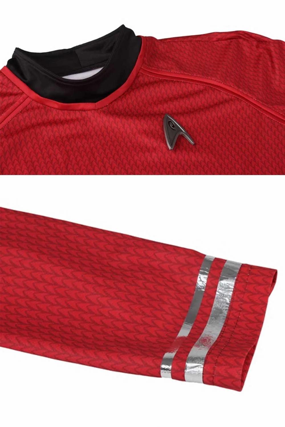 Star Trek Into Darkness Montgomery Scott Scotty Red Top Cosplay Costume