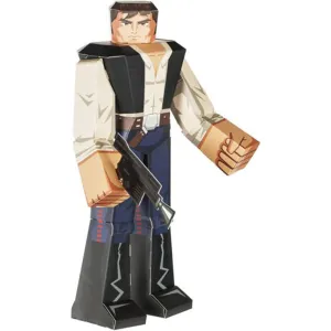 Star Wars Blueprint Paper Craft 12" Figure: Han Solo