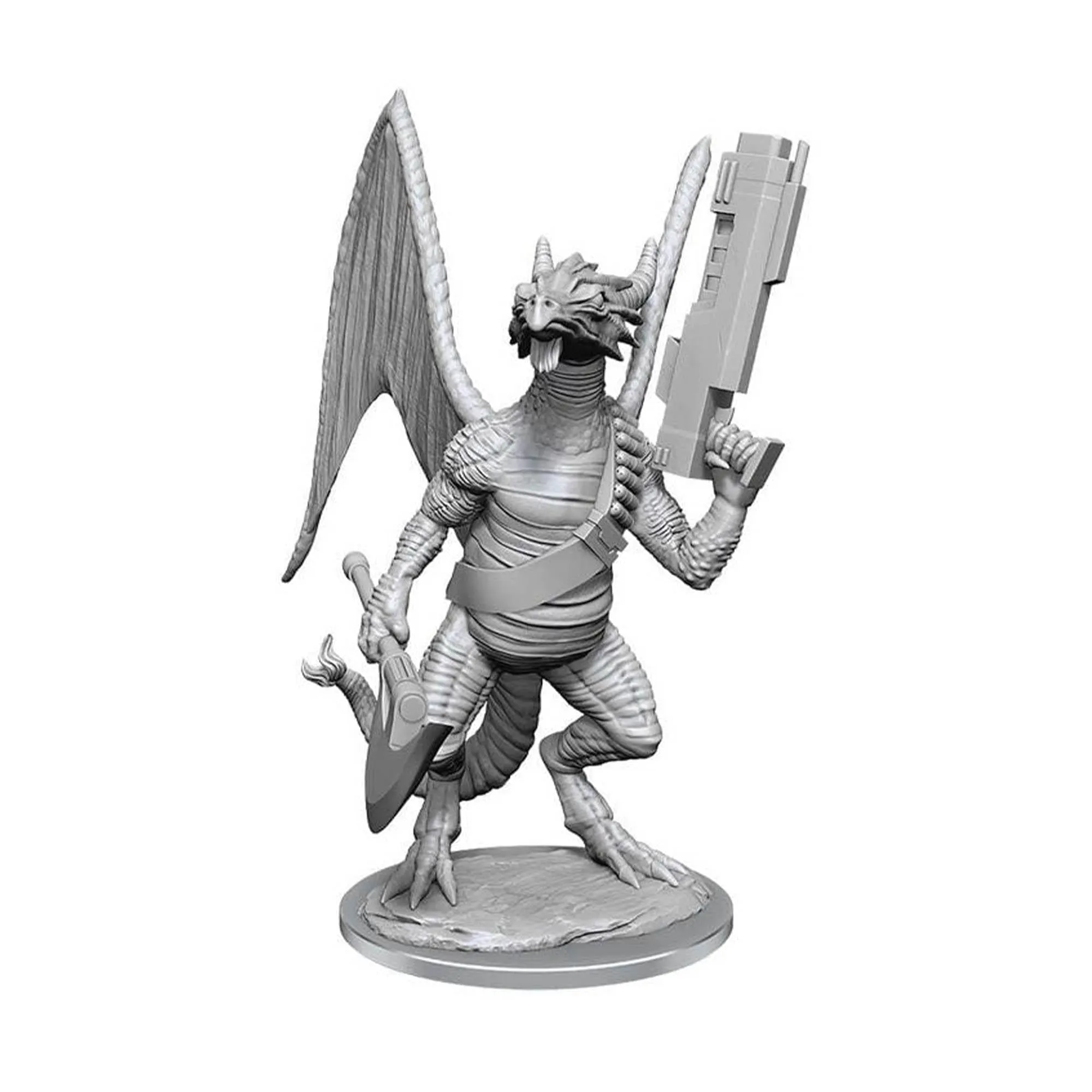 Starfinder Deep Cuts Unpainted Miniatures | Dragonkin