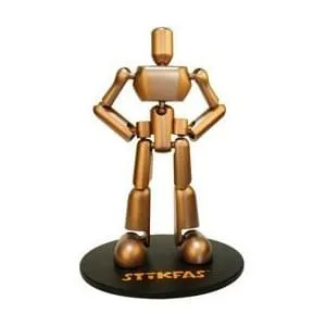 Stikfas 14" Bronze Figure