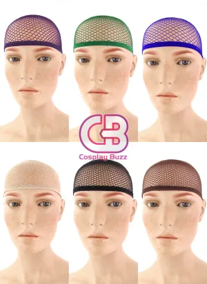 Stylish Fishnet Elastic Wig Cap Black / Yellow / Coffee