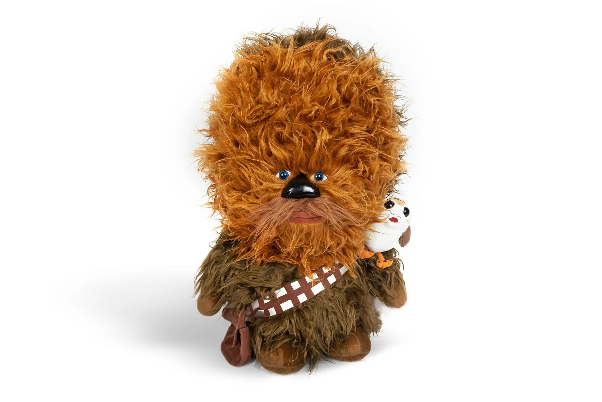 Super-Deformed Star Wars 22 Chewbacca with Porg Talking Plush
