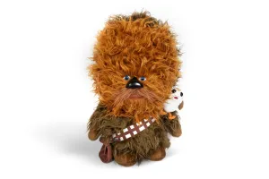 Super-Deformed Star Wars 22 Chewbacca with Porg Talking Plush