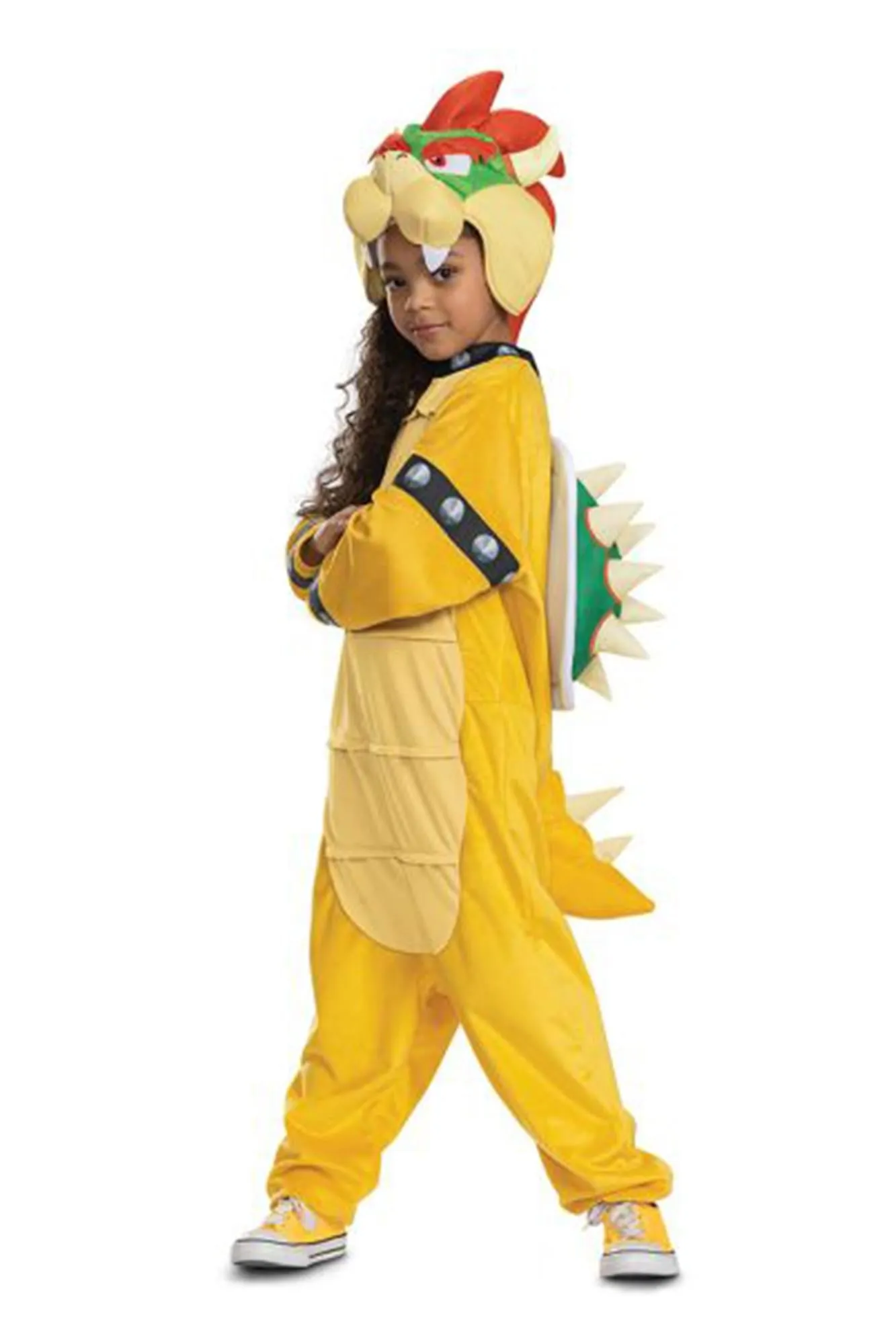 Super Mario Bros. Bowser Hooded Child Jumpsuit Costume