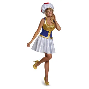 Super Mario Bros Toad Women's Toad Costume Dress