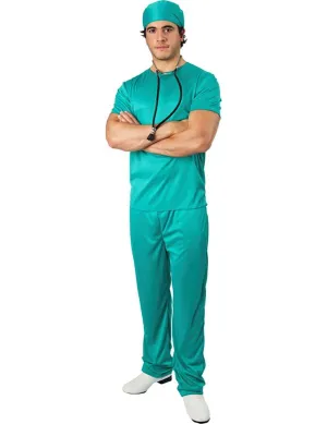 Surgeon Doctor Medical Scrubs Adult Costume