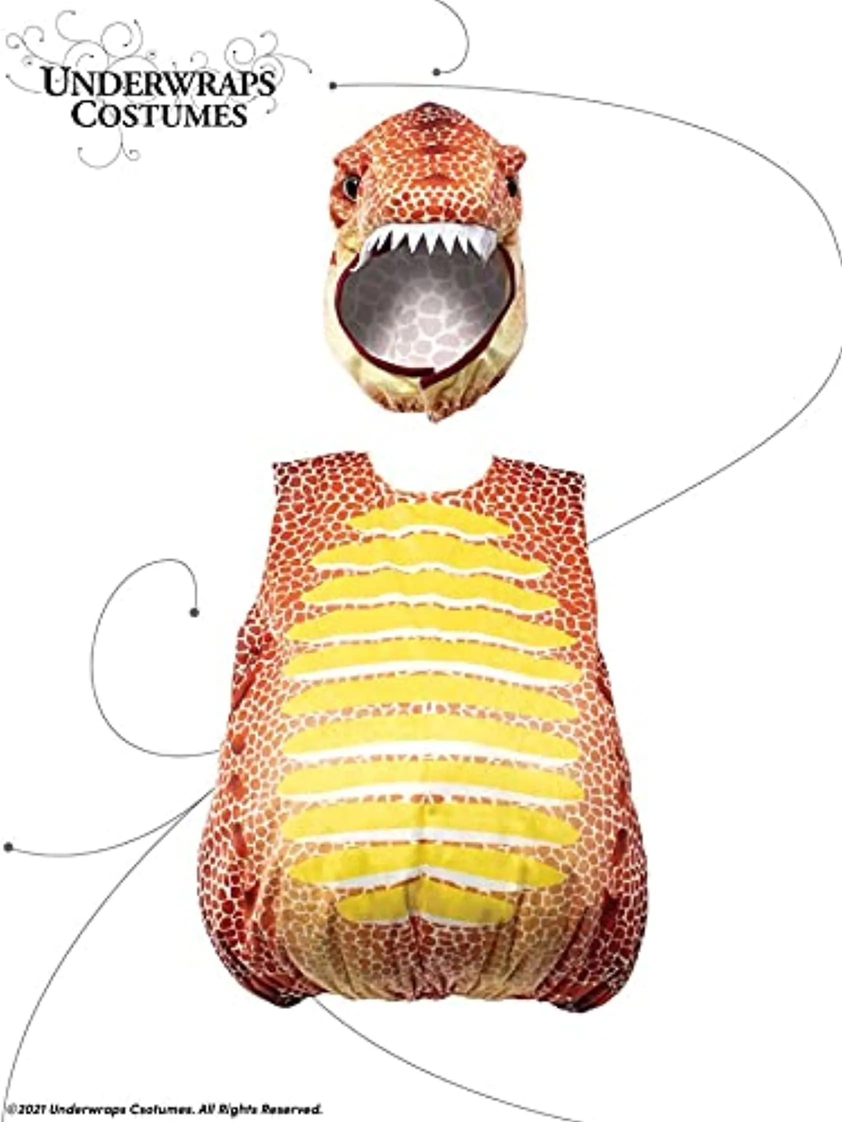 T Rex Rust PrintedChildren's Costume