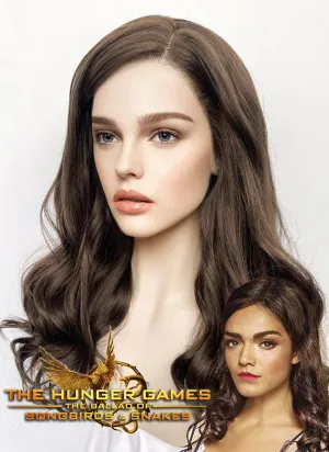 The Hunger Games: The Ballad of Songbirds & Snakes Lucy Gray Baird Brunette Lace Front Synthetic Wig LW4033