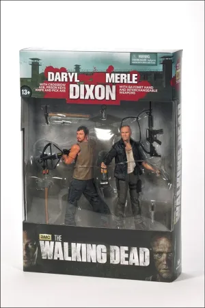 The Walking Dead TV Series 4 5" Action Figure 2-Pack: Merle and Daryl Dixon