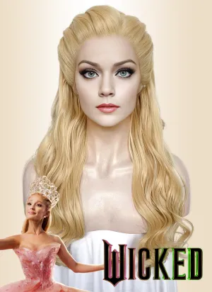 The Wizard of Oz Glinda Blonde Wavy Lace Front Synthetic Hair Wig LW4048