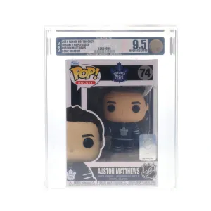Toronto Maple Leafs NHL Funko POP Vinyl Figure | Auston Matthews (Home Uniform) | Rated AFA 9.5