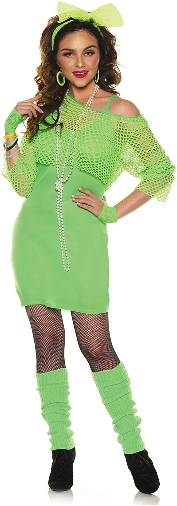 Totally 80'S Costume- Neon Green
