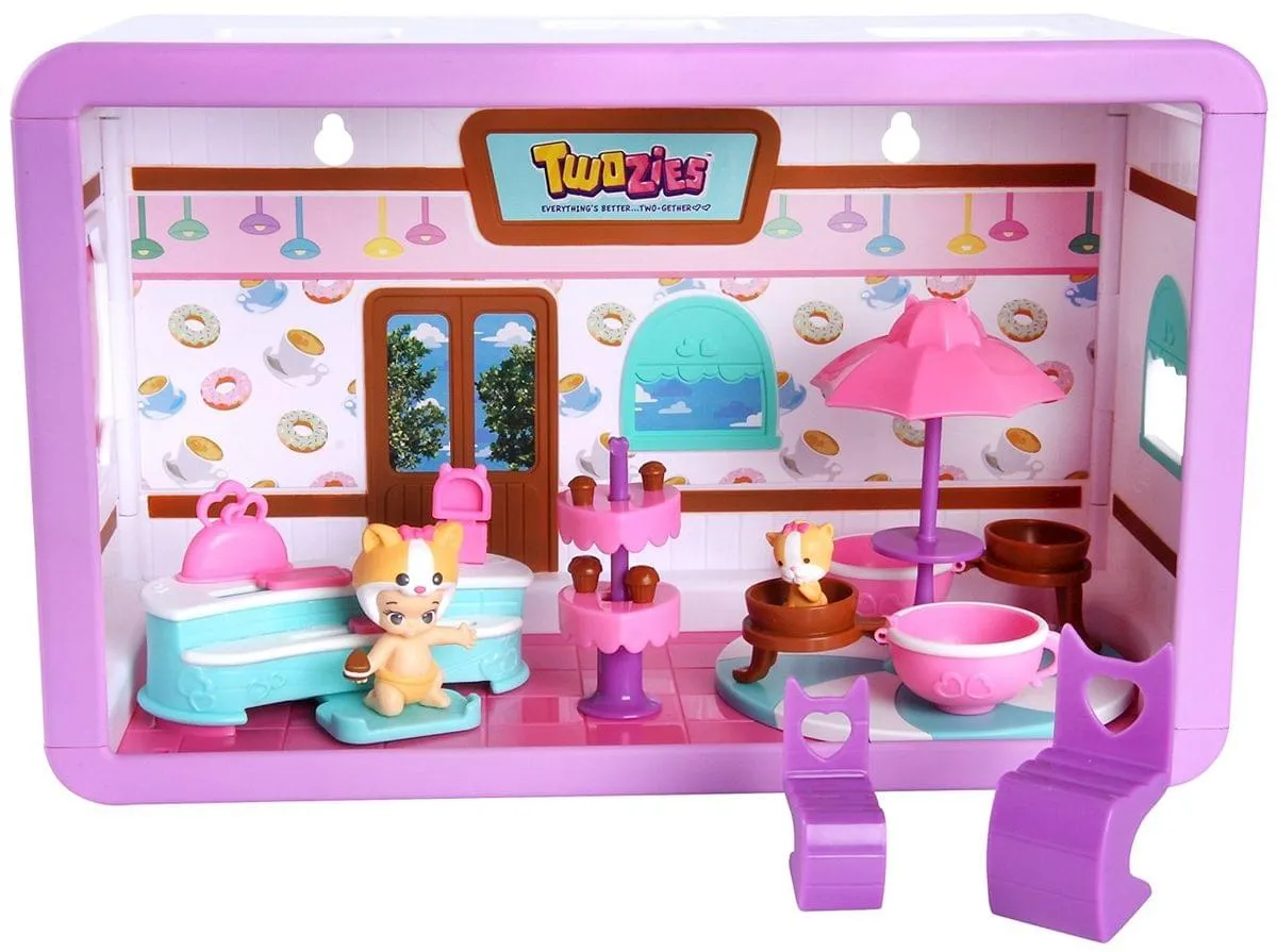 Twozies Minim Figure Playset: Two Playful Caf