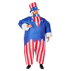 Uncle Sam Inflatable Adult Costume | One Size