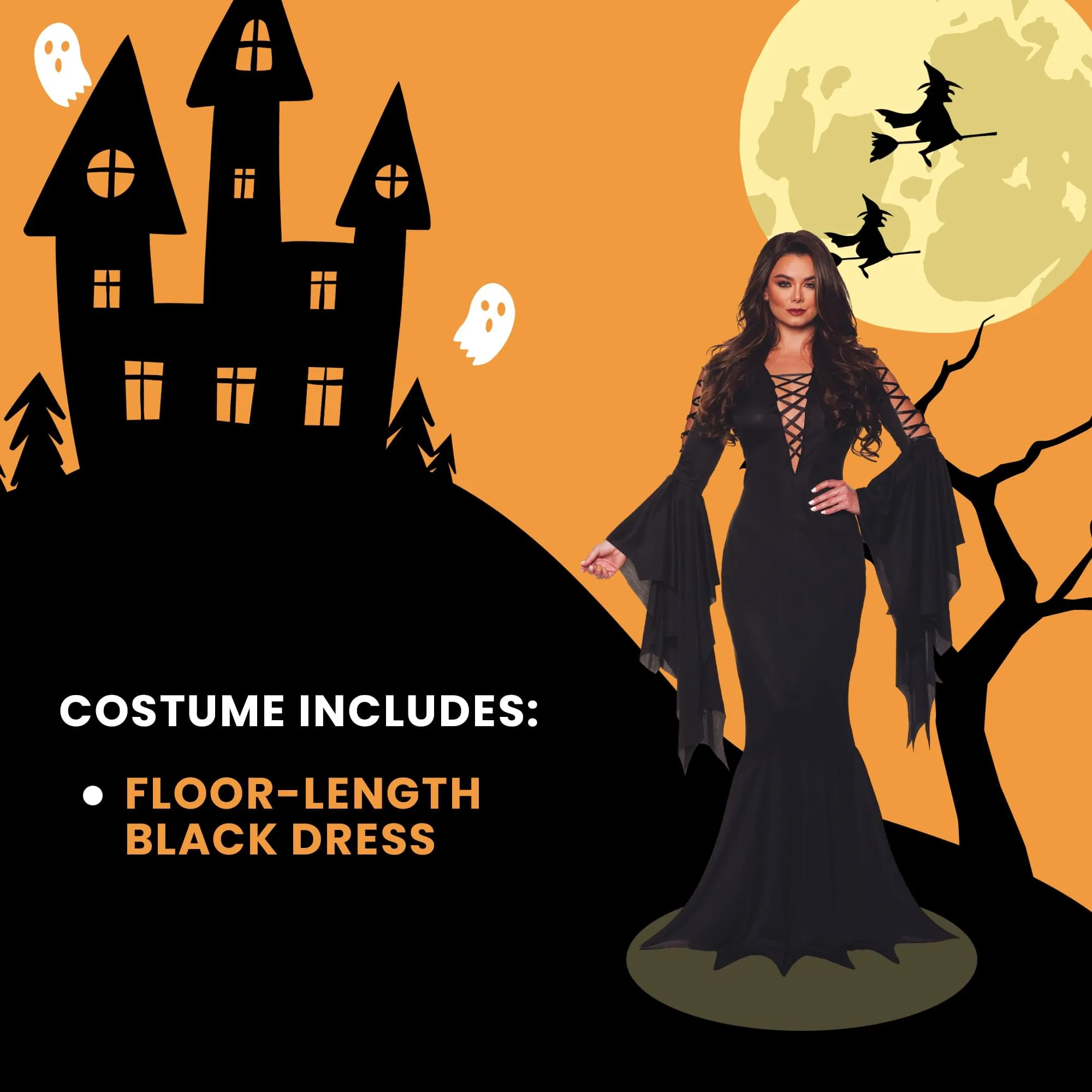 Vamp Dress Adult Costume