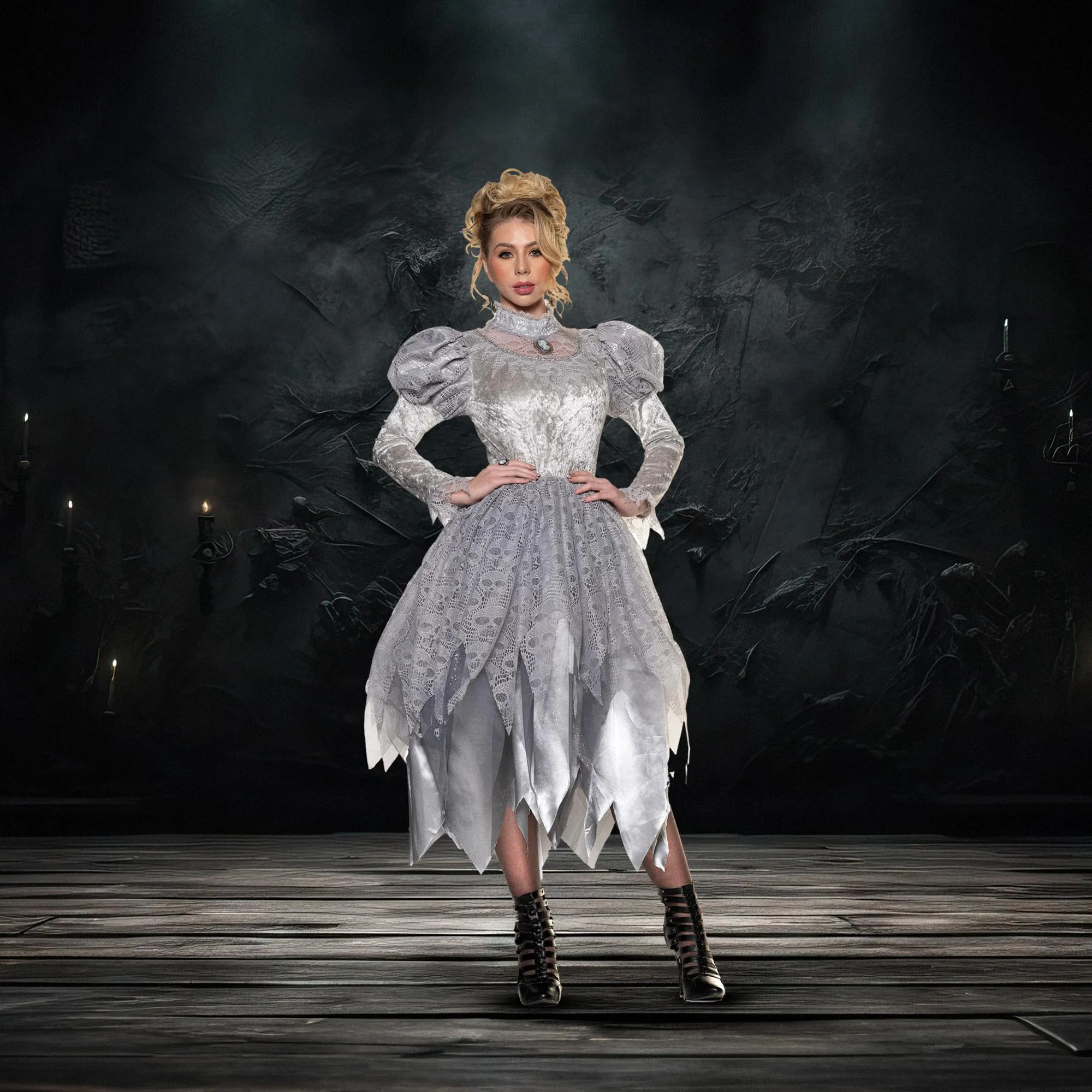 Victorian Ghost Adult Costume Dress