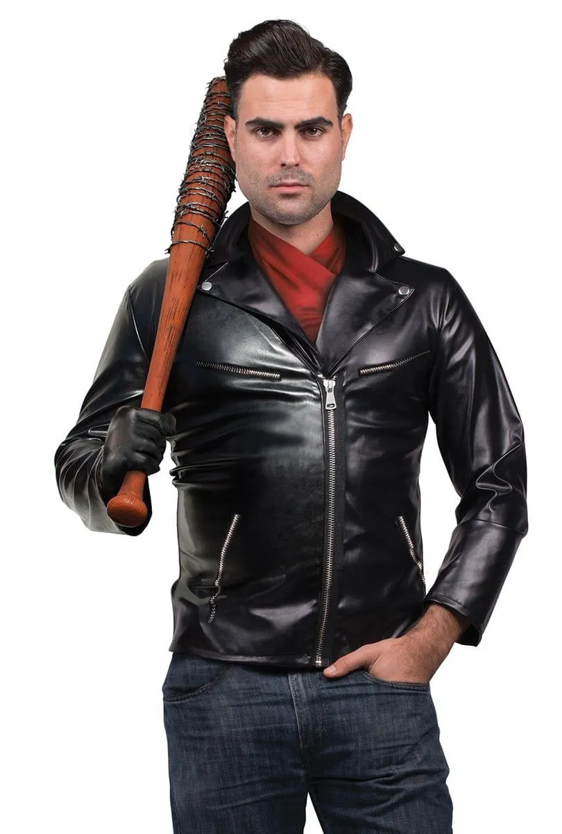 Walking Dead Negan Zombie Slugger Adult Large With Bat Costume Set