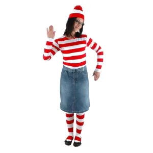 Where's Waldo Wenda Costume Kit Adult