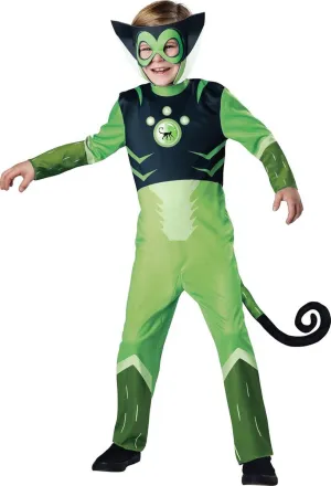 Wild Kratts Child Costume Green Chris Kratt Spider Monkey