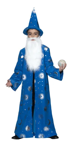 Wizard Robe- Blue Children's Costume