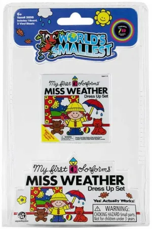 Worlds Smallest Colorform | Miss Weather